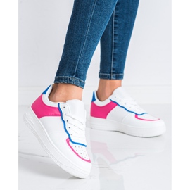 SHELOVET Muodikkaat urheilukengät valkoinen 1