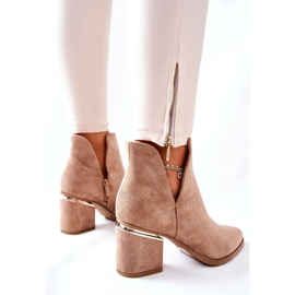 PS1 Naisten mokkanahkaiset leikkaukset Khaki Noel 2