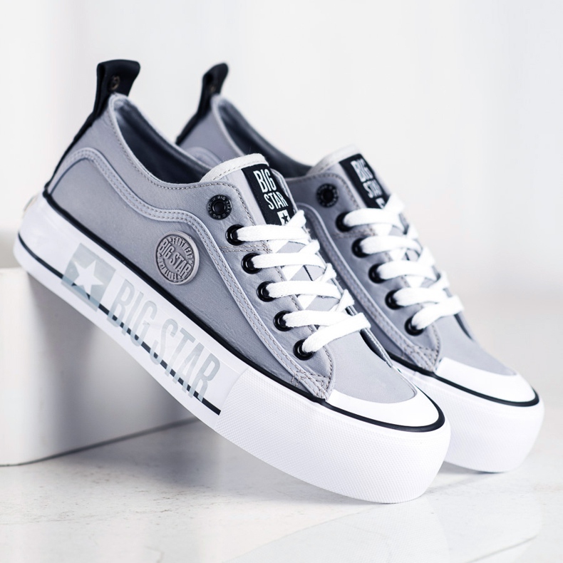 Naisten lenkkarit Big Star II274023 harmaa 1