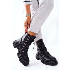 FI1 Naisten mustat lämpimät saappaat Black Perfect 2