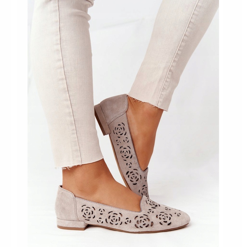 Avoimet Loaferit Sergio Leone BL627 Cappuccino harmaa 2