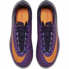 Nike Mercurial Vapor Xi Fg Jr 831945-585 jalkapallokengät ruusuja ja violetteja 1