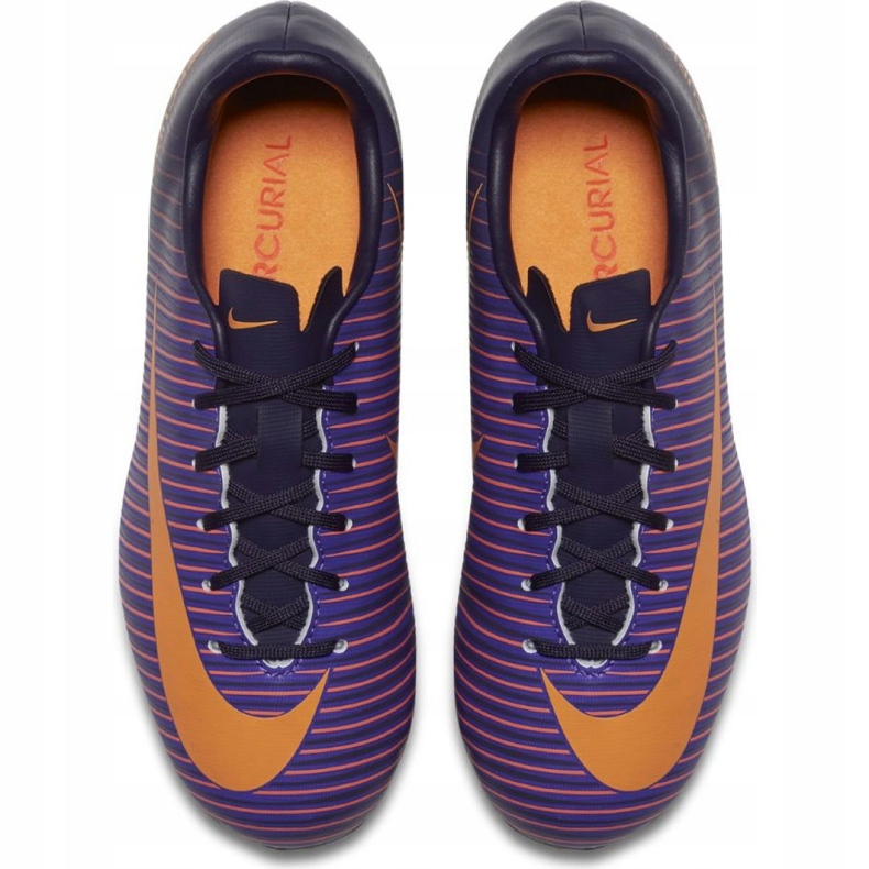 Nike Mercurial Vapor Xi Fg Jr 831945-585 jalkapallokengät ruusuja ja violetteja 1