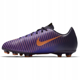 Nike Mercurial Vapor Xi Fg Jr 831945-585 jalkapallokengät ruusuja ja violetteja 2
