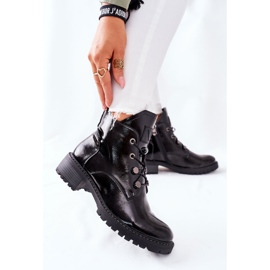 Vinceza Cloghanin lakatut mustat lämpimät saappaat 2