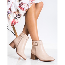 Seastar Tyylikkäät ekonahkasaappaat beige 2