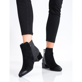 Saappaat, joissa Snake Print VINCEZA -insertti musta 2