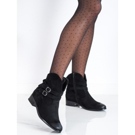 VINCEZA -cowboy -saappaat, joissa soljet musta 2