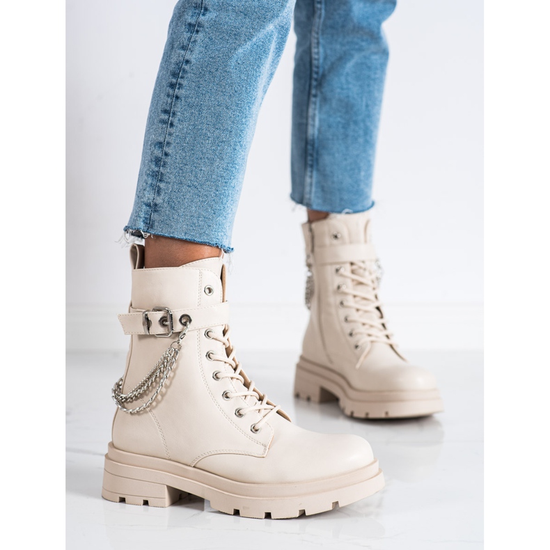 Bestelle Muodikkaita työntekijöitä ketjulla beige 2