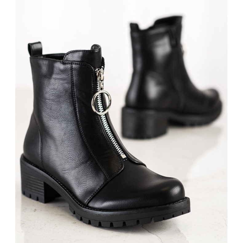 Lucky Shoes Satunnaiset työntekijät liukusäätimellä musta 1