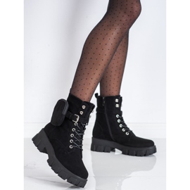 Mokkanahkaiset VINCEZA -tasku musta 1