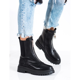 Vinceza Korkeat työntekijät alustalla musta 2