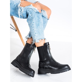 Vinceza Korkeat työntekijät alustalla musta 1