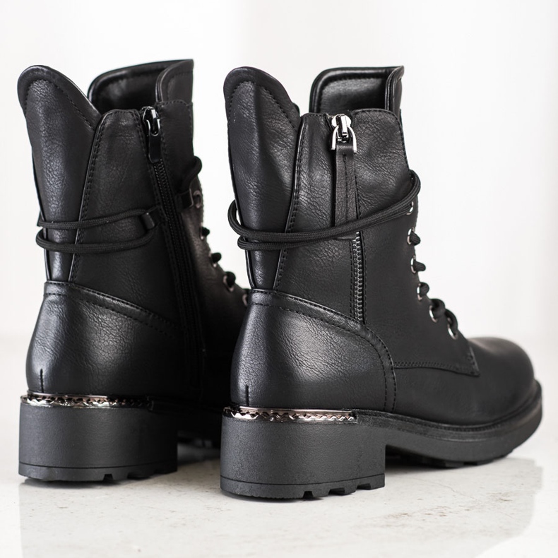 Evento Klassiset työntekijät koristeellisella vetoketjulla musta 1