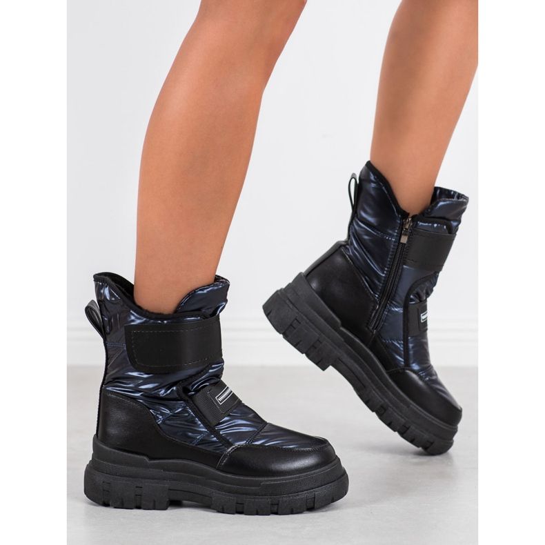 Seastar Velcro -lumisaappaat musta sininen 1