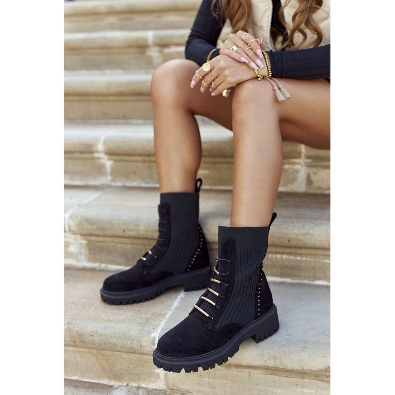 PM1 Naisten Saappaat Työntekijät Slip Black Maxine musta 2