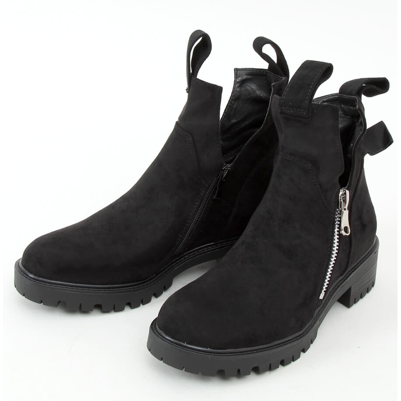 Mustat saappaat leikattu leikattu SP150 musta 1