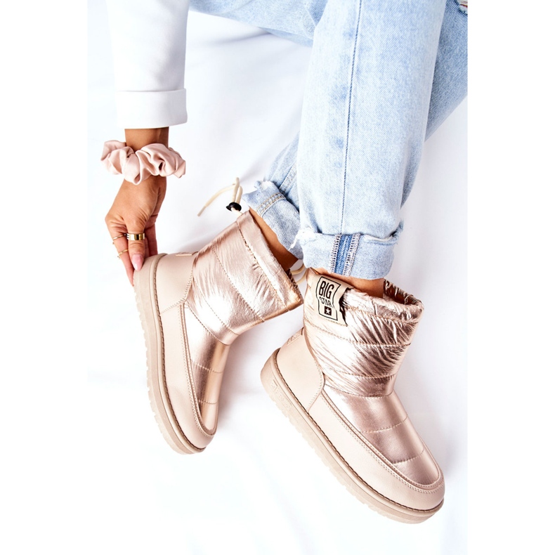 Naisten lumikengät Big Star II274121 Beige 1