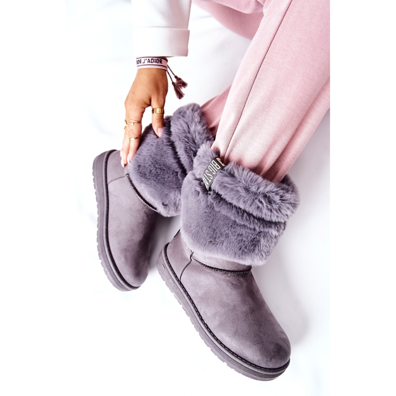 Naisten lumikengät Big Star II274128 Harmaa 2