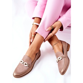 Naisten Brogues Maciejka Lakatut Loaferit Beige 4099B-04 / 00-1 2