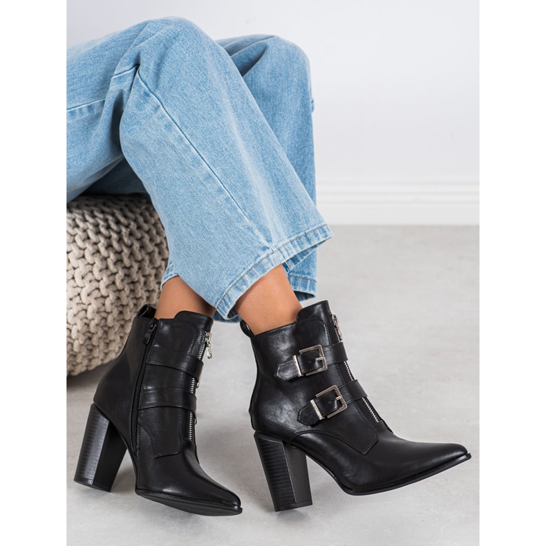 Tyylikäs saappaat Spitz VINCEZA musta 1