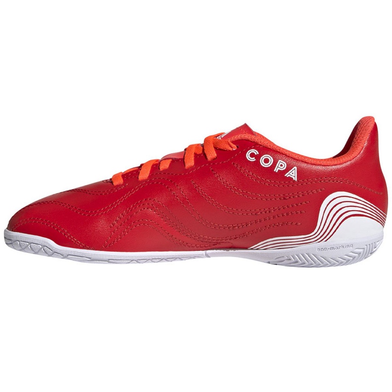 Adidas Copa Sense.4 Jr FY6162 jalkapallokengät punainen punainen 1