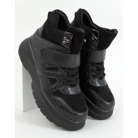 Korkeapohjaiset kengät KL-771 Musta 1