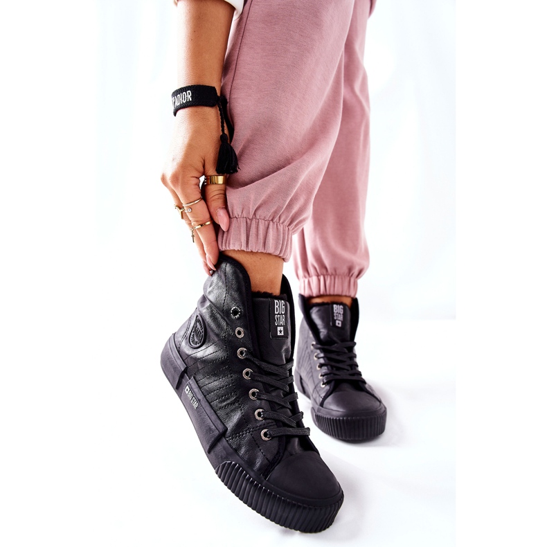 Naisten lenkkarit Big Star II274155 Musta eristetty 1