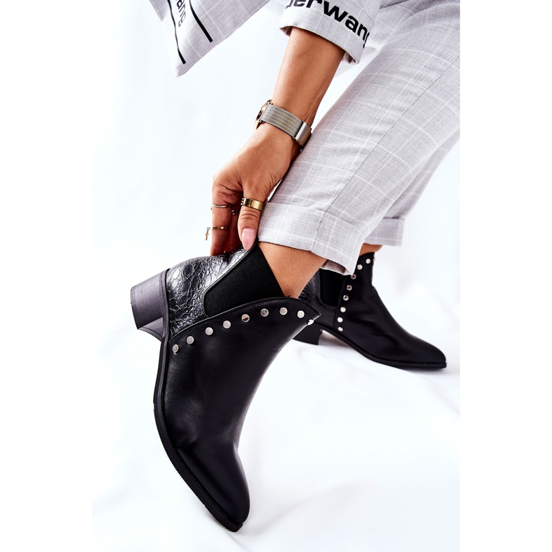 PG1 Naisten Saappaat Jodhpur saappaat Musta Barretos 1