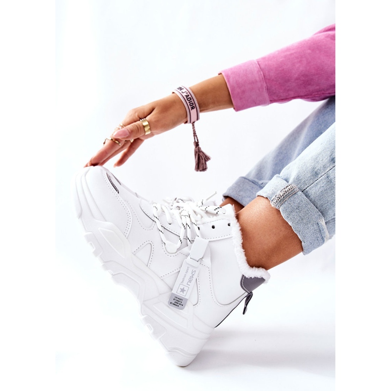 Naisten lumisaappaat Lämmin valkoinen Kaphia 2