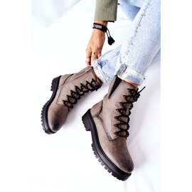 Saappaat Työntekijät Lämmitetty Sergio Leone Grey TR756 harmaa 1