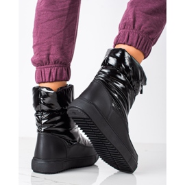 S. BARSKI Czarne Śniegowce S.BARSKI musta 1