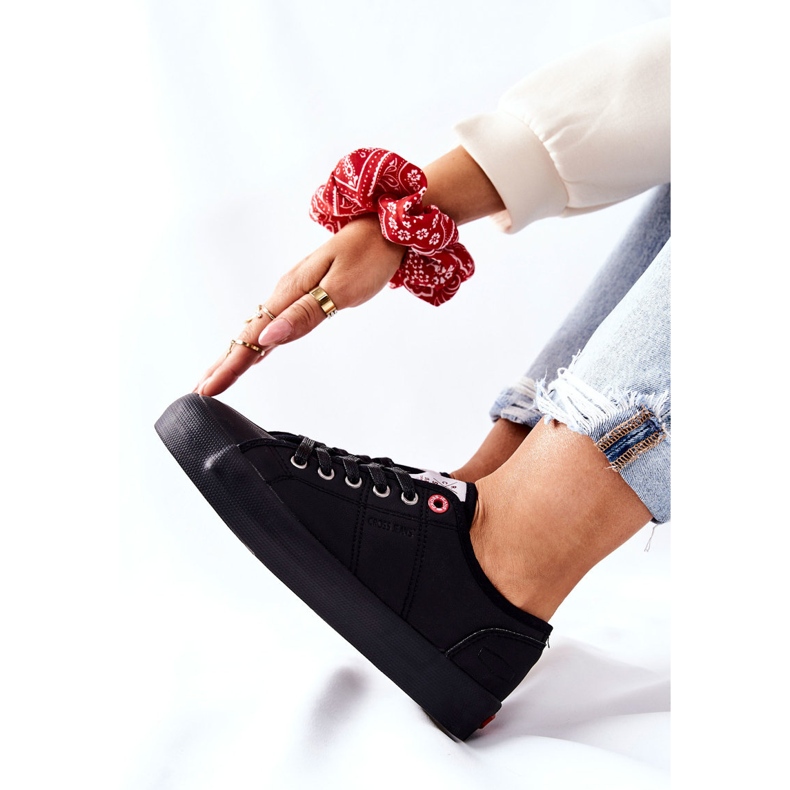 Naisten lenkkarit Cross Jeans II2R4003C Musta 2