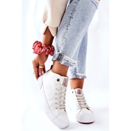 Naisten korkeat lenkkarit Cross Jeans II2R4033C Valkoinen 8