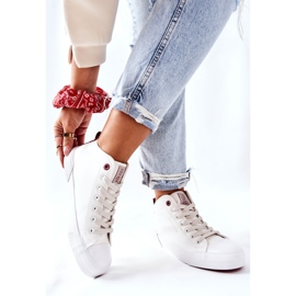 Naisten korkeat lenkkarit Cross Jeans II2R4033C Valkoinen 7