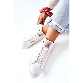 Naisten korkeat lenkkarit Cross Jeans II2R4033C Valkoinen 2