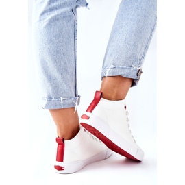 Naisten korkeat lenkkarit Cross Jeans II2R4033C Valkoinen 4