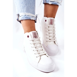 Naisten korkeat lenkkarit Cross Jeans II2R4033C Valkoinen 5