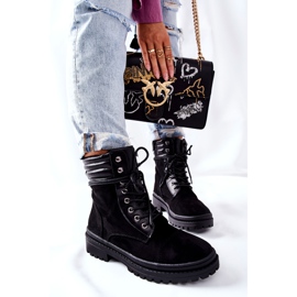 PG1 Naisten Saappaat Suede Black Deliopis musta 2