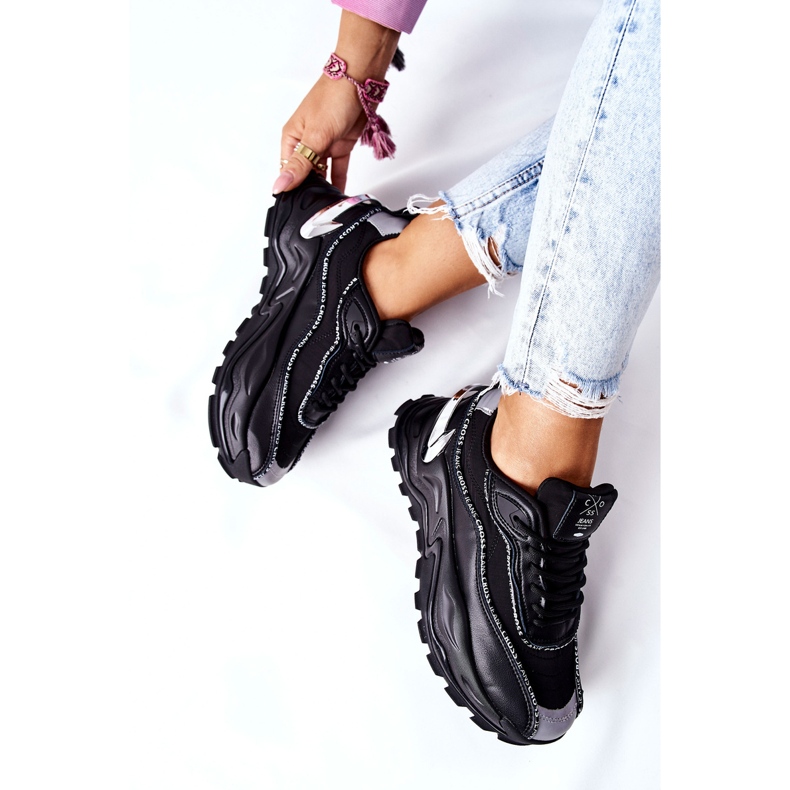 Naisten urheilukengät Cross Jeans II2R4018C Musta 1