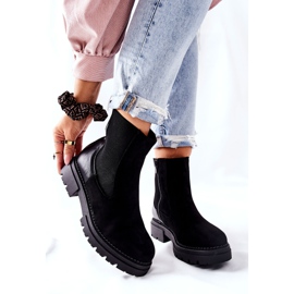 PE1 Lämmin saappaat Musta Prestons Jodhpur saappaat 1