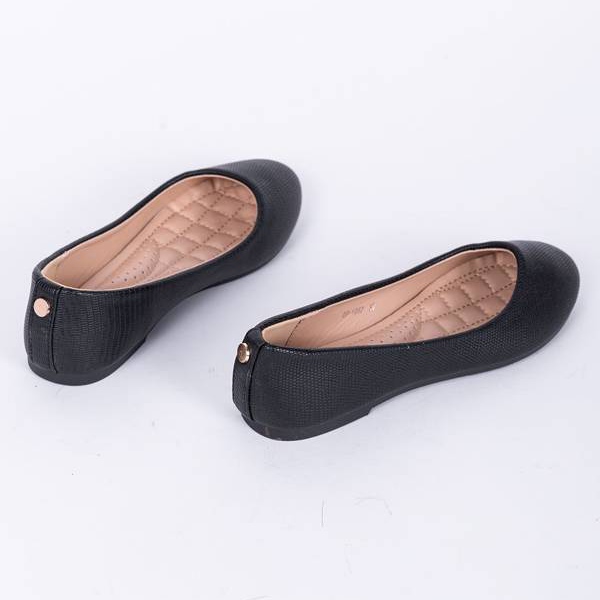 Mustat kohokuvioidut Lili -ballerinat 1