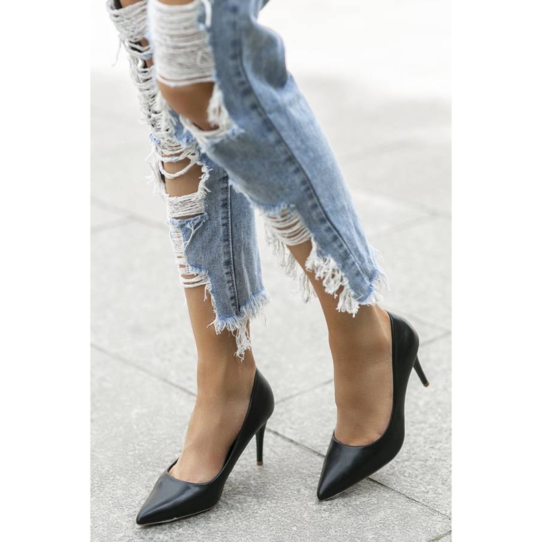 Mustat klassiset Mocca -korkokengät 1