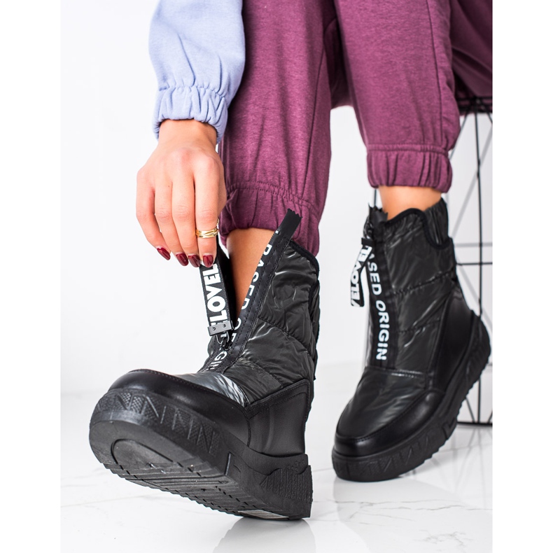 Seastar Lumisaappaat liukusäätimellä musta 1