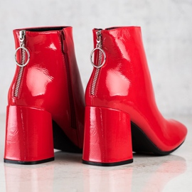 Lucky Shoes Lakatut saappaat postissa punainen 1