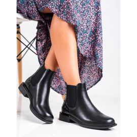 Sergio Leonen tyylikkäät Chelsea -saappaat musta 2