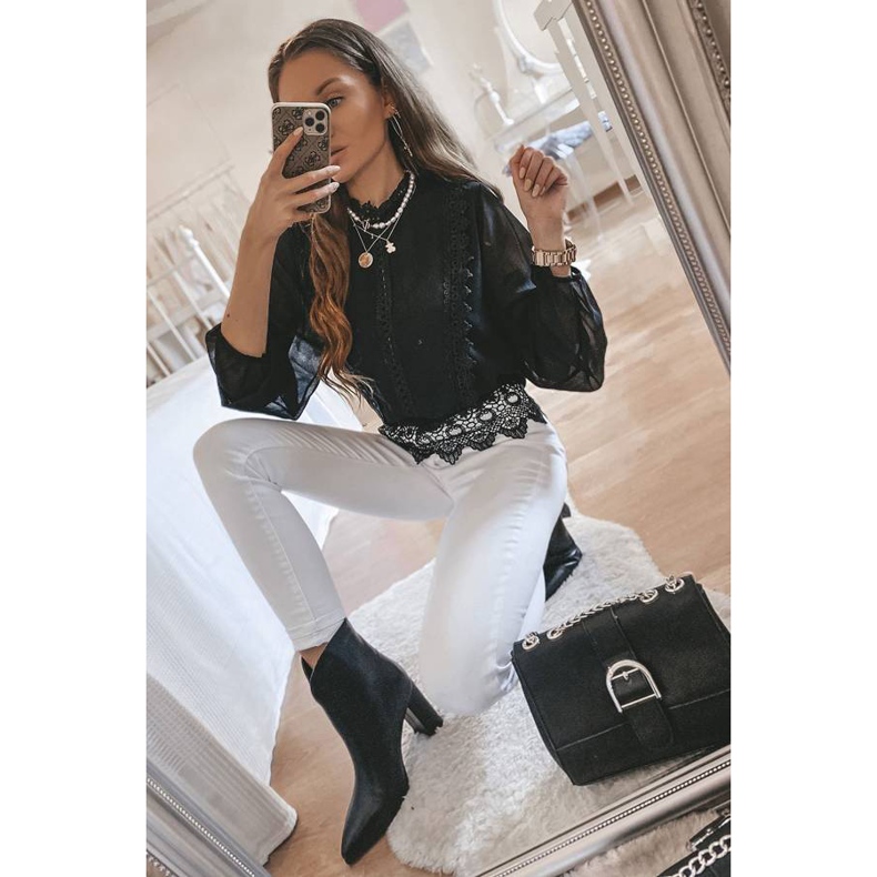 Klassiset mustat nilkkurit Melanie -pylväässä 2