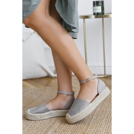 Harmaat espadrillit kesälavalla beige 2