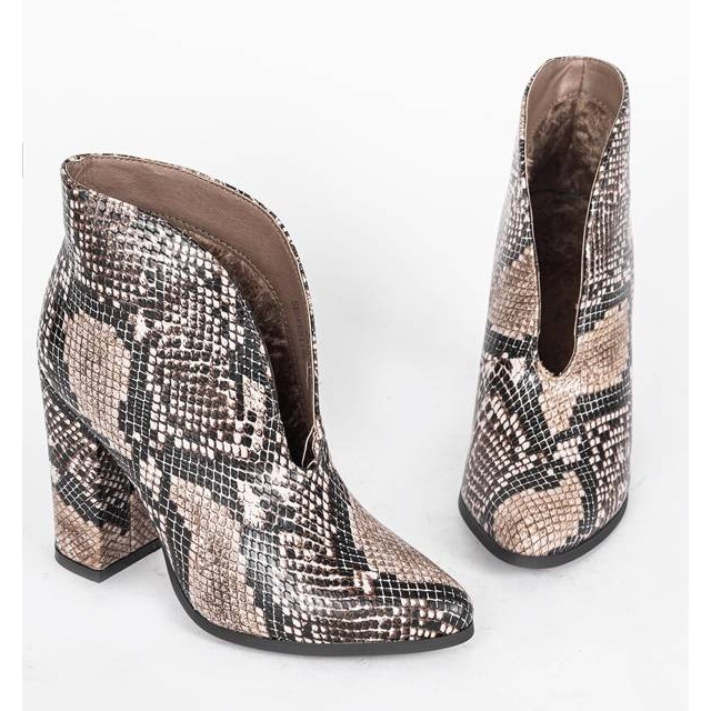 Käärmeen nilkkurit Jamie -pylväässä ruskea musta 1