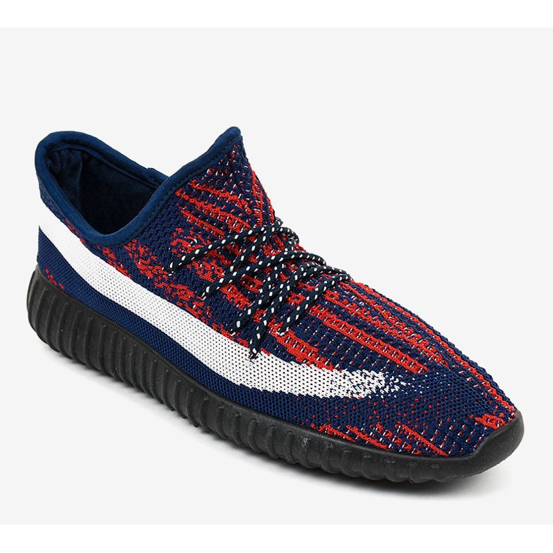 Tummansiniset urheilukengät A3737-4 punainen 1